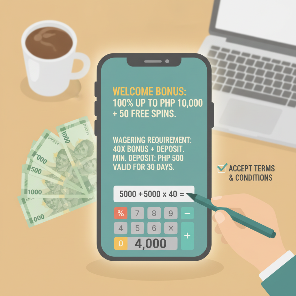 Illustration: How to Read Wagering Requirements on Mercedes Play Bonuses (And Know If They're Worth It)